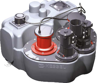 Kessel - Aqualift F Duo Waterpompunit (vuilwater/regen) Aqualfd Fecunit V 1,1 400