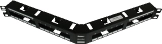 Panduit - QUICKNET Front-/patchpan. leeg kast/lessenr patchp 24v 4 sloten hoek