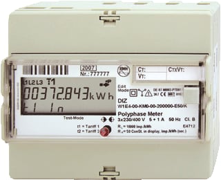 EMH - DIZ Elektriciteitsmeter kwhm 3f4l x5a diz