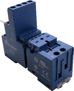 Finder - 94 Relaisvoet Relvoet (55) Blauw 8P