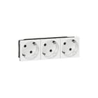 Legrand - Mosaic Wandcontactdoos (WCD schakelmat.) Wcd Ra 3V 45Gr Wt