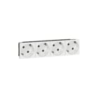 Legrand - Mosaic Wandcontactdoos (WCD schakelmat.) Wcd Ra 4V 45Gr Wt