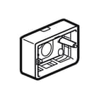 Legrand - Mosaic Opbouwbak inbouwschakelmateriaal Mos Opbhuis 40Mm 3Mod Wit