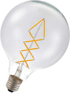 Bailey - LED Filament Globe LED-lamp Led Zigzag G125 E27 Dim