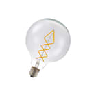 Bailey - LED Filament Globe LED-lamp Led Zigzag G125 E27 Dim