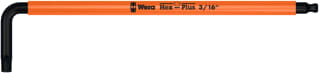 Wera - Inbussleutel Spkl3/16"X154Mm