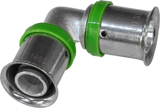 Ubel - STEELOX Fitting met 2 aansluitingen kekelitst knie 420 20mm