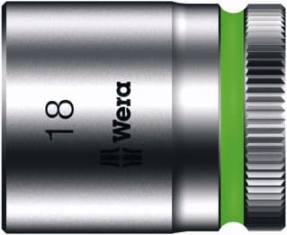 Wera - Dop voor zeskantmoeren Hmb Hnd/Mchdp 3/8 18X30