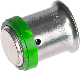 Ubel - STEELOX Fitting met 1 aansluiting kekelitst eindkap 471 20