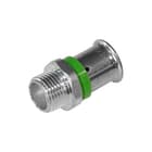 Ubel - STEELOX Fitting met 2 aansluitingen kekelitst puntstuk 1/2x20