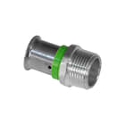 Ubel - STEELOX Fitting met 2 aansluitingen kekelitst puntstuk 3/4x20