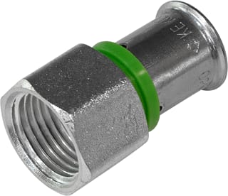 Ubel - STEELOX Fitting met 2 aansluitingen kekelitst schrbus 1/2x16