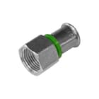 Ubel - STEELOX Fitting met 2 aansluitingen kekelitst schrbus 1/2x16