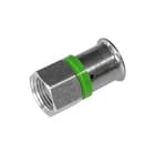 Ubel - STEELOX Fitting met 2 aansluitingen kekelitst schrbus 1/2x20