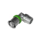 Ubel - STEELOX Fitting met 2 aansluitingen kekelitst knie 460 3/4x20