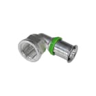 Ubel - STEELOX Fitting met 2 aansluitingen kekelitst knie 467 1/2x16
