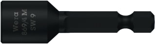 Wera - Dop voor zeskantmoeren 869/4 M Dopbit Magn 9X50