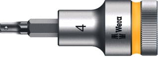 Wera - Dop voor binnenzeskant 1/2" 4X60Mm