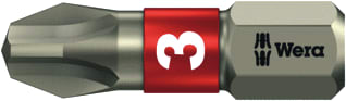 Wera - Bit kruisbit ts ph3x25mm