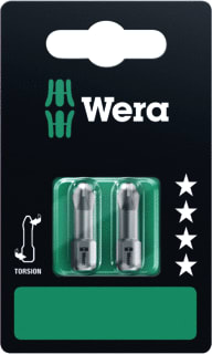 Wera - Bit kruisbit tz ph2x25mm 2dl