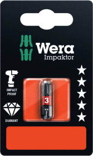 Wera - Bit kruisbit impdcsb ph3x25mm