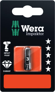 Wera - Bit kruisbit impdcsb pz3x25mm