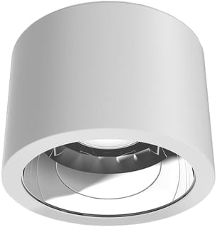 Philips - Drum Opbouwarmatuur Downlight/spot/schijnwerper Tckts 20S/840 Pse Wh401