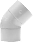 Pipelife - Fitting met 2 aansluitingen Pvc Hwabcht 45 Mf/Vs 80W