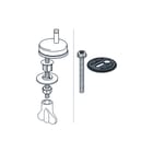 Pressalit - Delight Bevestigingsgarnituur closetzitting Uni-Flexschar Tbv