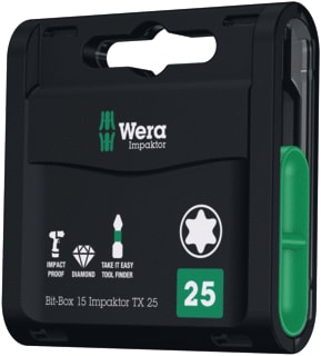 Wera - Bit bitbox tx25x25mm 15dl