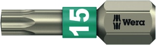 Wera - Bit Torx Ts Rvs Tx15X25Mm