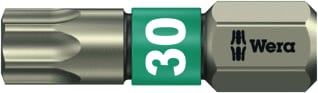 Wera - Bit bit torx ts rvs tx30x25mm