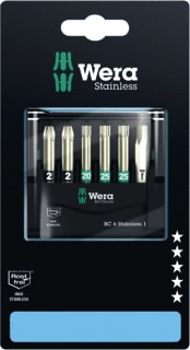 Wera - Bitset bitset stainless 1 sb 6dl