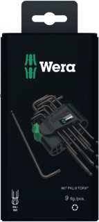 Wera - Gereedschapset gerdschst 967/9 tx1 sb tx