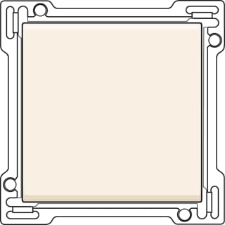 Niko - Original Bed.element / centr.pl. schakelmat. Wip Univers Cr