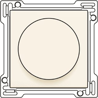 Niko - Original Bed.element / centr.pl. schakelmat. Inzpl+Knop Vent
