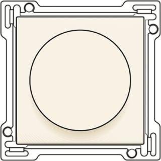 Niko - Original Bed.element / centr.pl. schakelmat. Inzpl+Knop Vent