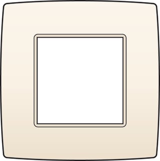 Niko - Original Afdekraam schakelmateriaal Afdkrm 1V Creme