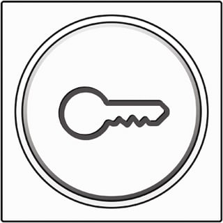 Niko - Original Bed.element / centr.pl. schakelmat. Drukkn Sltl Wt