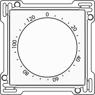 Niko - Original Bed.element / centr.pl. schakelmat. Tijdschk 120M Wt