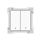 Niko - Original Bed.element / centr.pl. schakelmat. Knop Jalz Pijl Wt