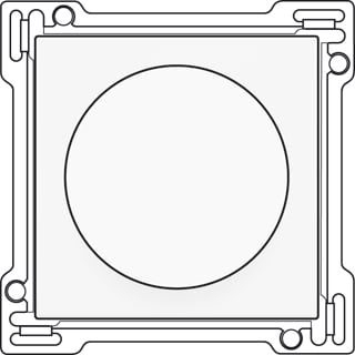 Niko - Original Bed.element / centr.pl. schakelmat. Knop Jaloez Wt