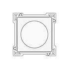 Niko - Original Bed.element / centr.pl. schakelmat. Knop Vent 1-0-2