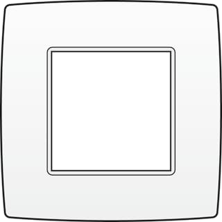 Niko - Original Afdekraam schakelmateriaal Afdkrm 1V Wt