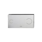 Viega - Visign For More 100 Bedieningsplaat spoelsysteem Bedpan Visignm100 Gl/Gry