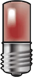 Niko - Basiselement Toebehoren Verlichtingselement schakelmat. Led Lamp E10 230V Rood