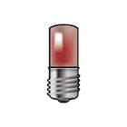 Niko - Basiselement Toebehoren Verlichtingselement schakelmat. Led Lamp E10 230V Rood