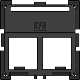 Niko - Data Inzetplaat schakelmateriaal Passtuk 3 2-Vdg