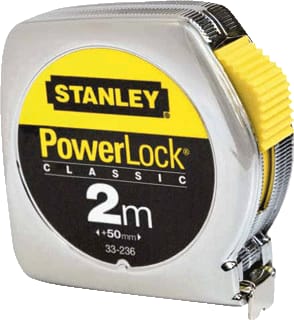 Stanley - PowerLock Meetlint rolmaat 033-236 2m