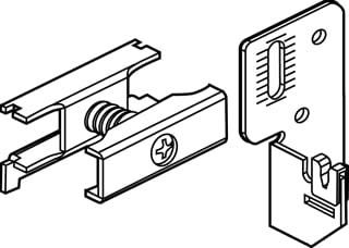 Radson - Delta ACC Radiatorwandconsole Consoleset Nr.2 9016 Ds